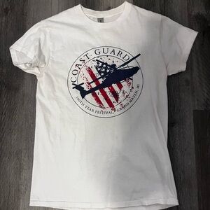 One of a kind white costal t-shirt